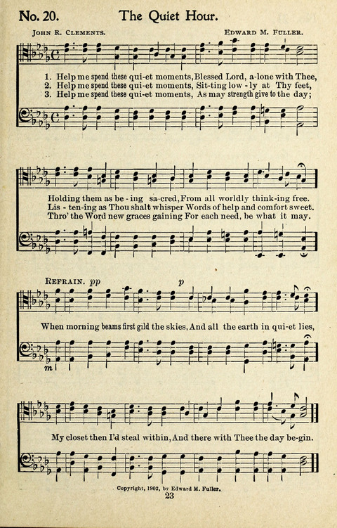 One Hundred Gospel Hymns: for male voices page 21