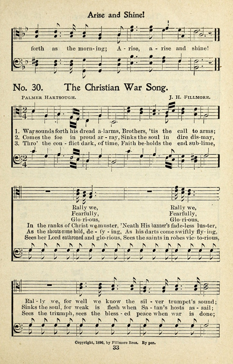 One Hundred Gospel Hymns: for male voices page 31