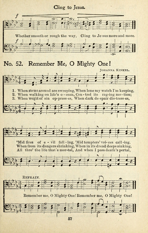 One Hundred Gospel Hymns: for male voices page 55
