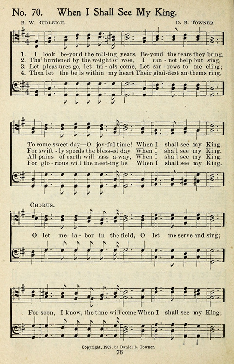 One Hundred Gospel Hymns: for male voices page 74