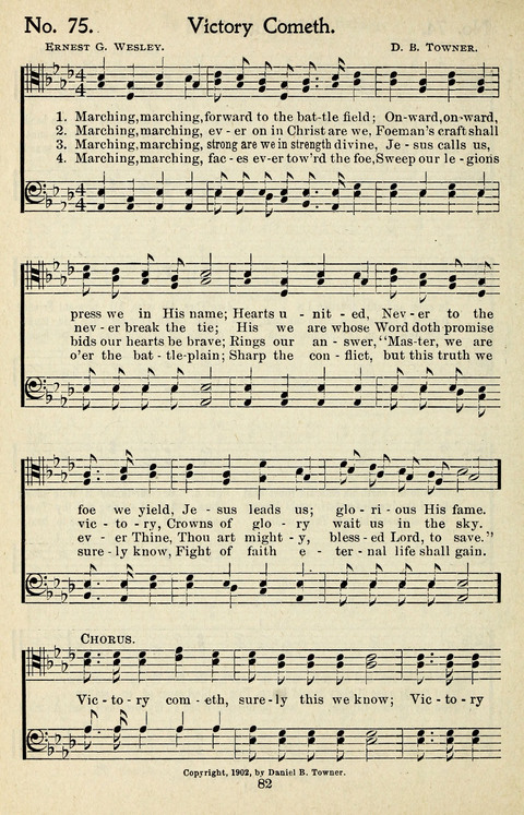 One Hundred Gospel Hymns: for male voices page 80