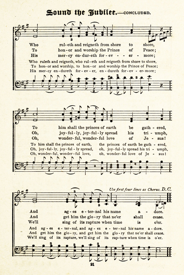 On Joyful Wing : A Book of Praise and Song page 19