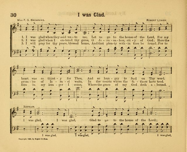 Our Song Book: a collection of songs selected and edited expressly for the Sunday School of the First Baptist Peddie Memorial Church, Newark, N. J. page 29