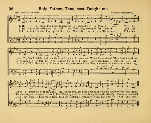 Our Song Book: a collection of songs selected and edited expressly for the Sunday School of the First Baptist Peddie Memorial Church, Newark, N. J. page 95