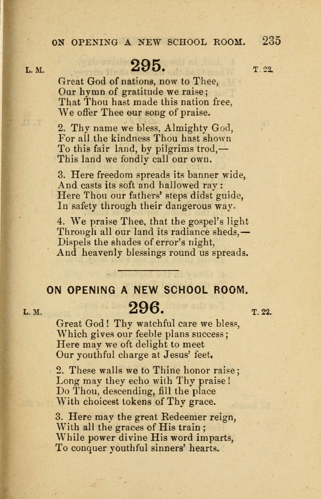 Offices of Worship and Hymns: principally for use in schools. with an appendix of tunes (2nd and rev. ed.) page 235