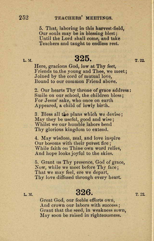 Offices of Worship and Hymns: principally for use in schools. with an appendix of tunes (2nd and rev. ed.) page 252