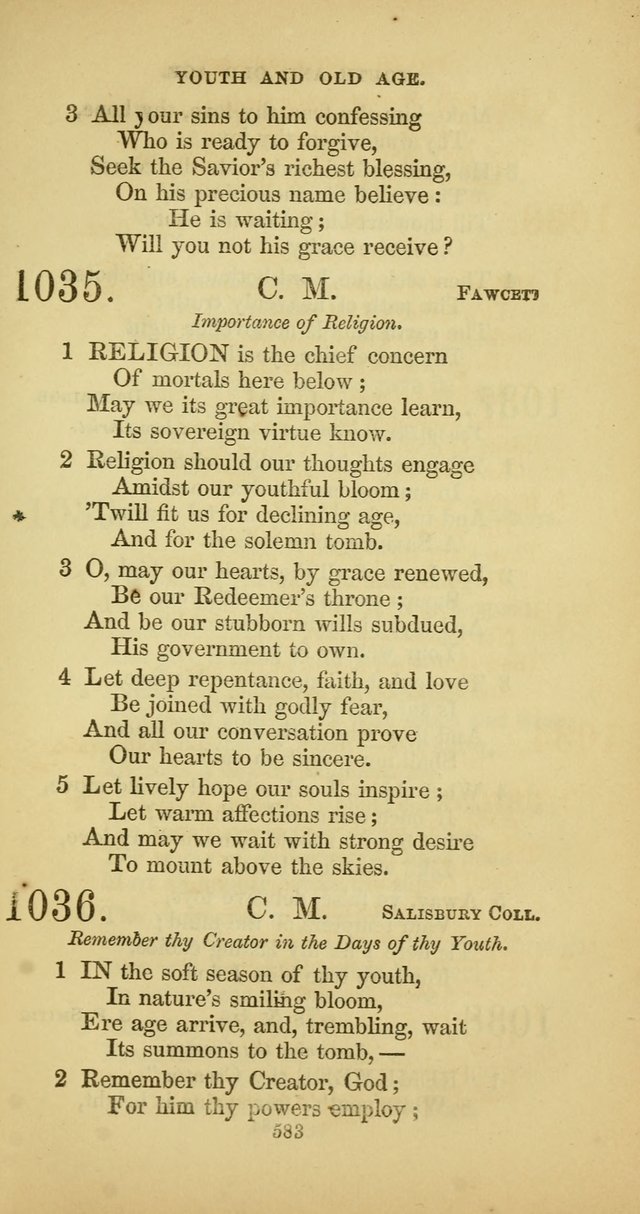 The Psalmody: a collection of hymns for public and social worship page 650