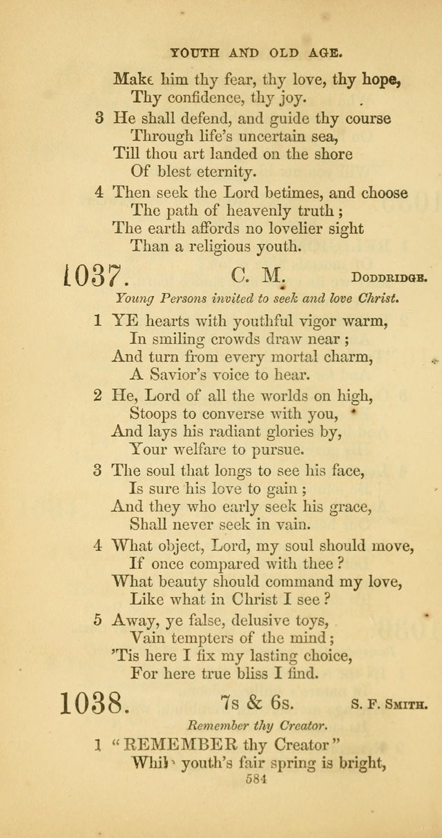The Psalmody: a collection of hymns for public and social worship page 651