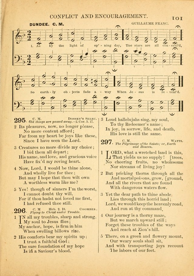 The Primitive Baptist Hymnal: a choice collection of hymns and tunes of early and late composition page 101