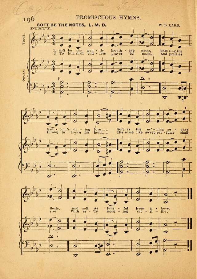 The Primitive Baptist Hymnal: a choice collection of hymns and tunes of early and late composition page 196