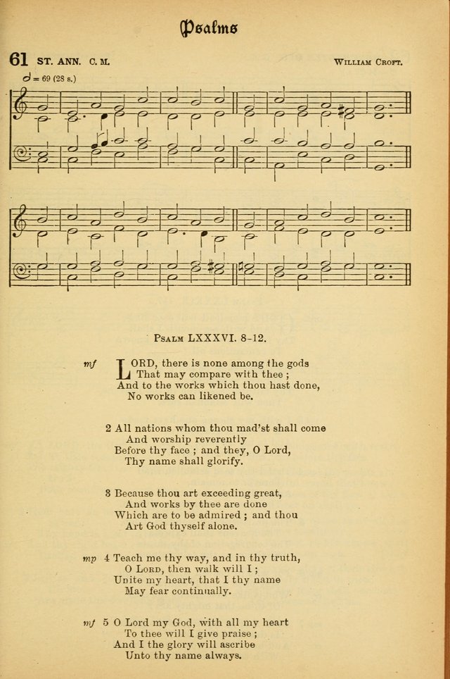 The Presbyterian Book of Praise: approved and commended by the General Assembly of the Presbyterian Church in Canada; With tunes; Part I. Selections from the Psalter. Part II. The Hymnal, rev, and en. page 59