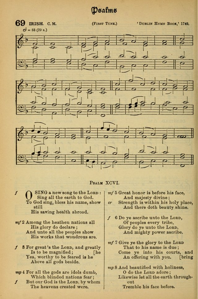 The Presbyterian Book of Praise: approved and commended by the General Assembly of the Presbyterian Church in Canada; With tunes; Part I. Selections from the Psalter. Part II. The Hymnal, rev, and en. page 66