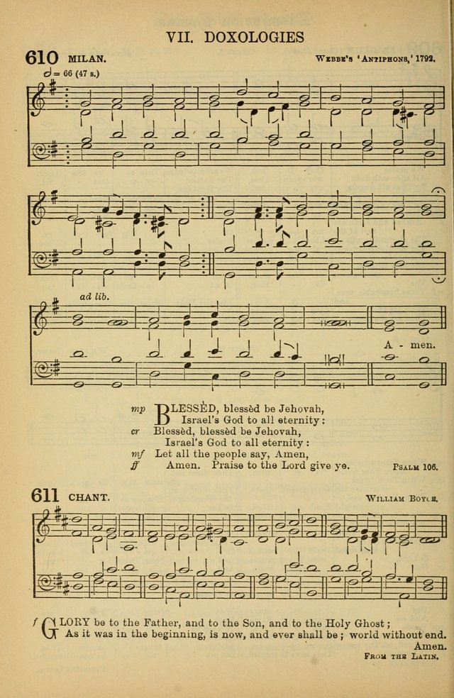 The Presbyterian Book of Praise: approved and commended by the General Assembly of the Presbyterian Church in Canada; With tunes; Part I. Selections from the Psalter. Part II. The Hymnal, rev, and en. page 806