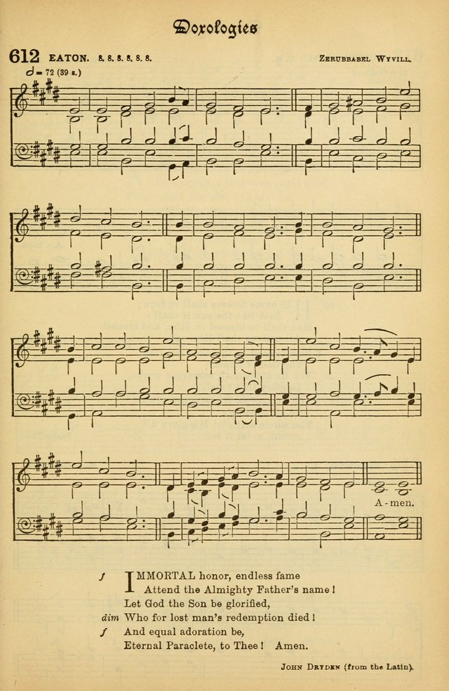 The Presbyterian Book of Praise: approved and commended by the General Assembly of the Presbyterian Church in Canada; With tunes; Part I. Selections from the Psalter. Part II. The Hymnal, rev, and en. page 807