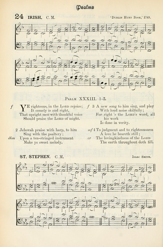 The Presbyterian Book of Praise: approved and commended by the General Assembly of the Presbyterian Church in Canada, with Tunes page 22