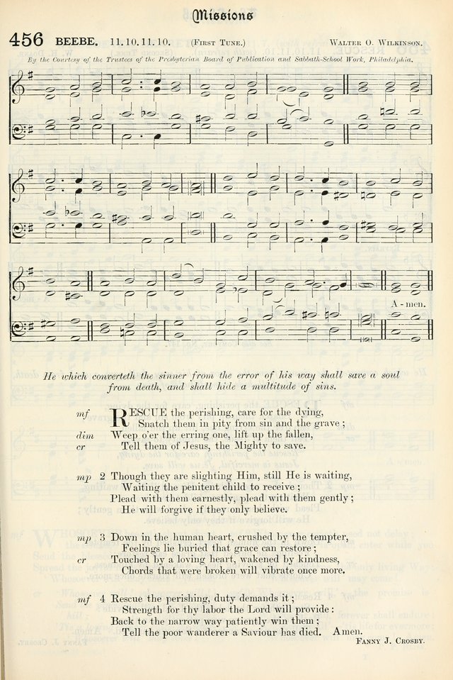 The Presbyterian Book of Praise: approved and commended by the General Assembly of the Presbyterian Church in Canada, with Tunes page 549