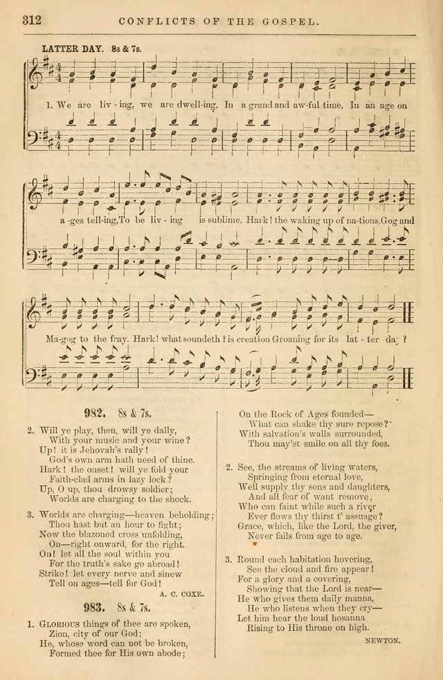 Plymouth Collection of Hymns and Tunes; for the use of Christian Congregations page 331