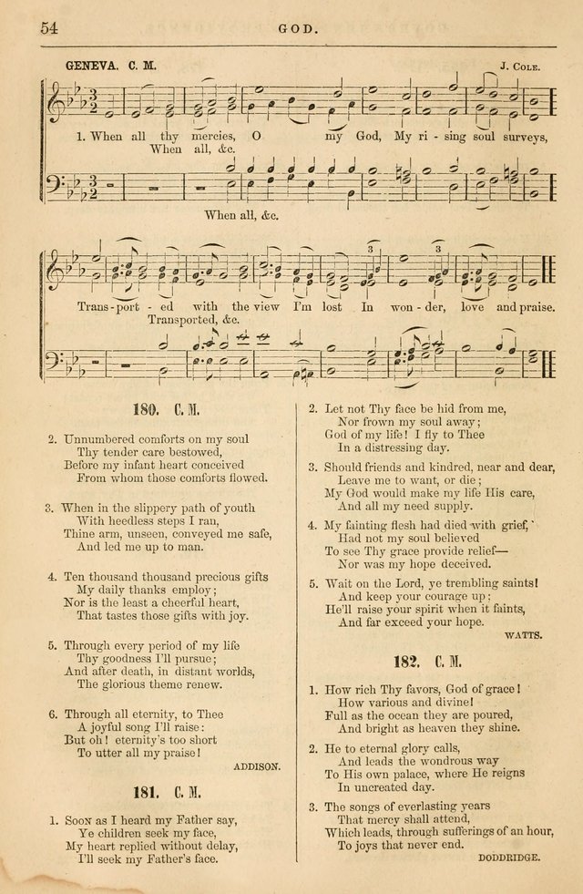 Plymouth Collection of Hymns and Tunes; for the use of Christian Congregations page 73