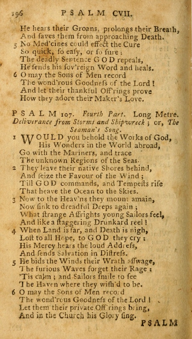 The Psalms of David: imitated in the language of the New Testament. page 196