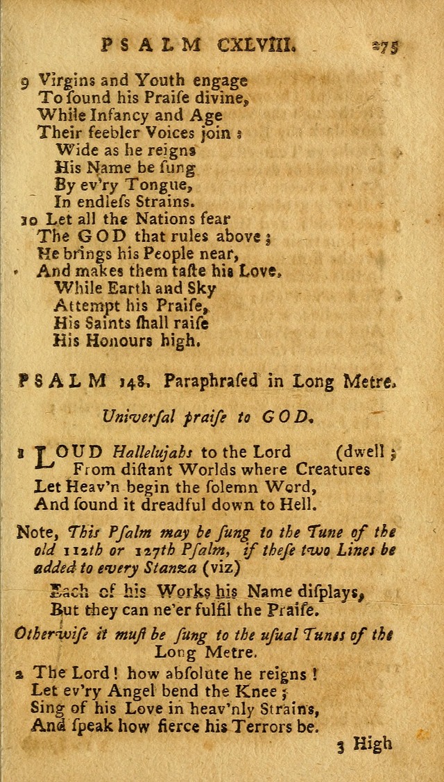The Psalms of David: imitated in the language of the New Testament. page 275
