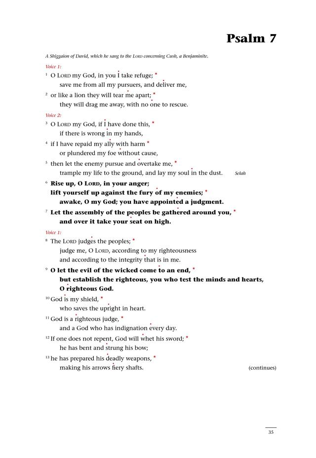 Psalms for All Seasons: a complete Psalter for worship page 35