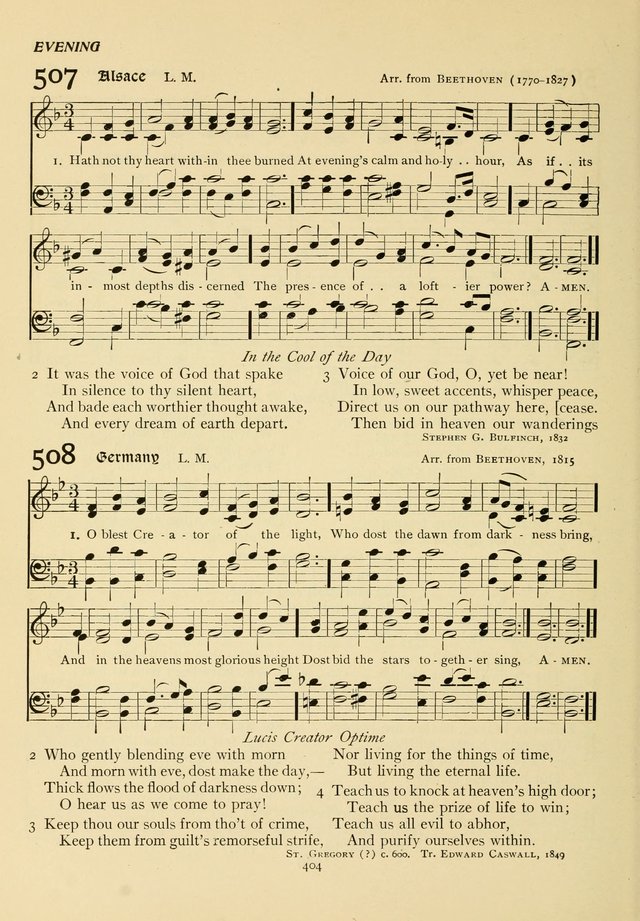 The Pilgrim Hymnal page 404