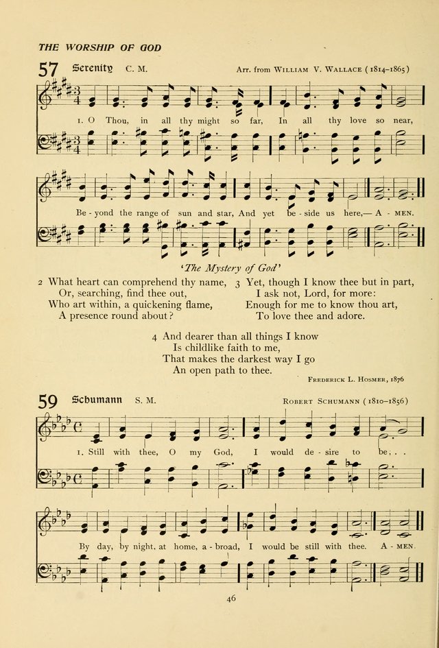 The Pilgrim Hymnal page 46
