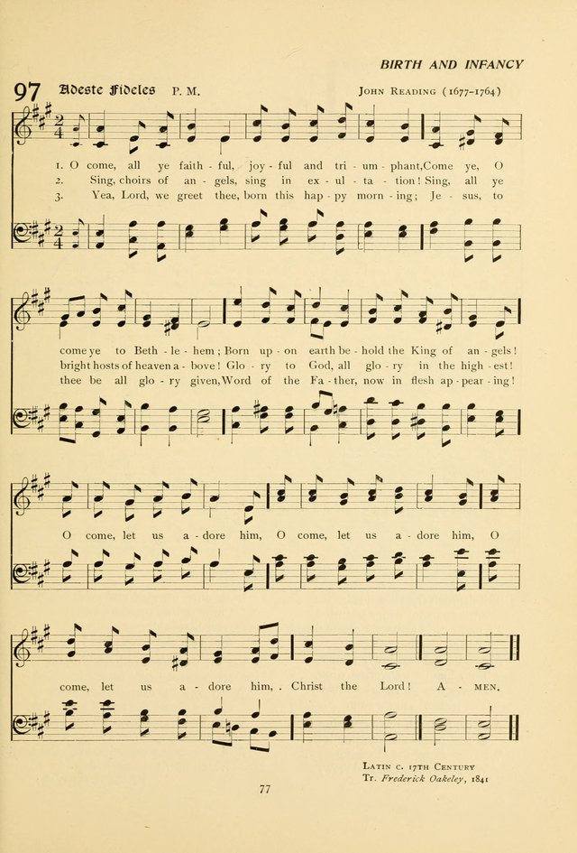 The Pilgrim Hymnal page 77