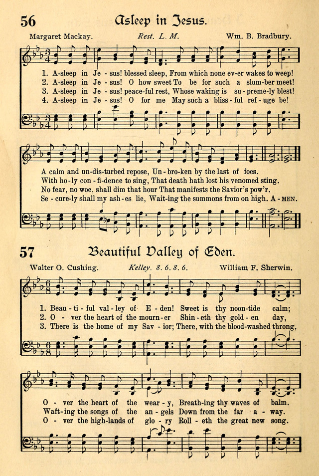 The Popular Hymnal page 38