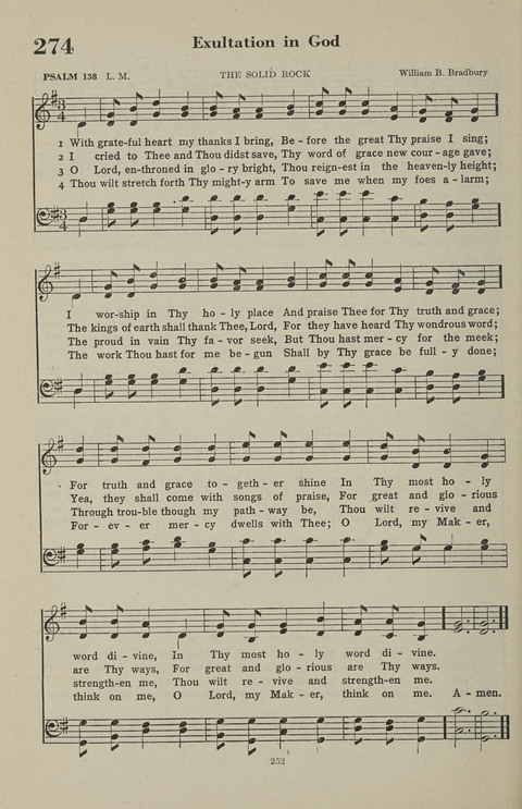 The Psalter Hymnal: The Psalms and Selected Hymns page 252