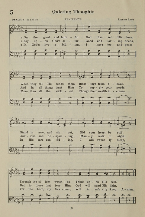 The Psalter Hymnal: The Psalms and Selected Hymns page 8