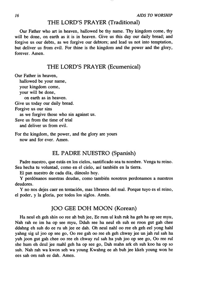 The Presbyterian Hymnal: hymns, psalms, and spiritual songs page xvi