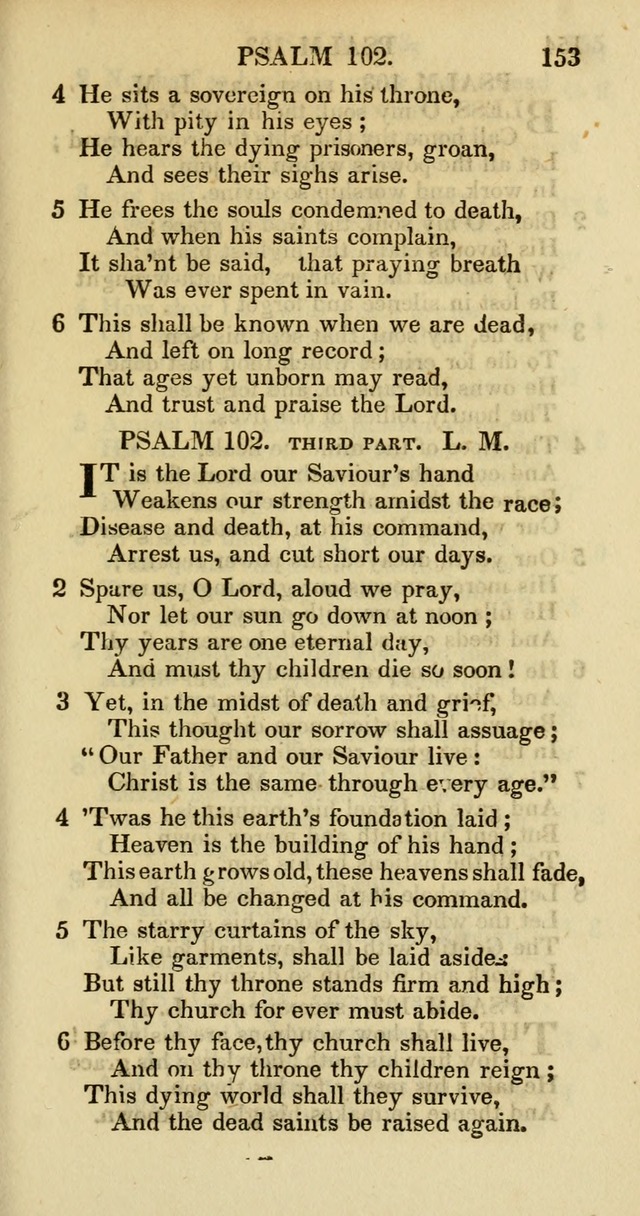 Psalms and Hymns Adapted to Public Worship, and Approved by the General Assembly of the Presbyterian Church in the United States of America page 155