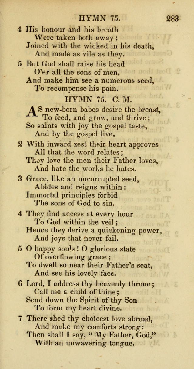 Psalms and Hymns Adapted to Public Worship, and Approved by the General Assembly of the Presbyterian Church in the United States of America page 285