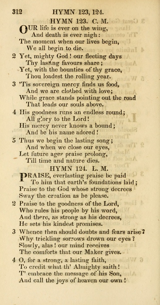 Psalms and Hymns Adapted to Public Worship, and Approved by the General Assembly of the Presbyterian Church in the United States of America page 314