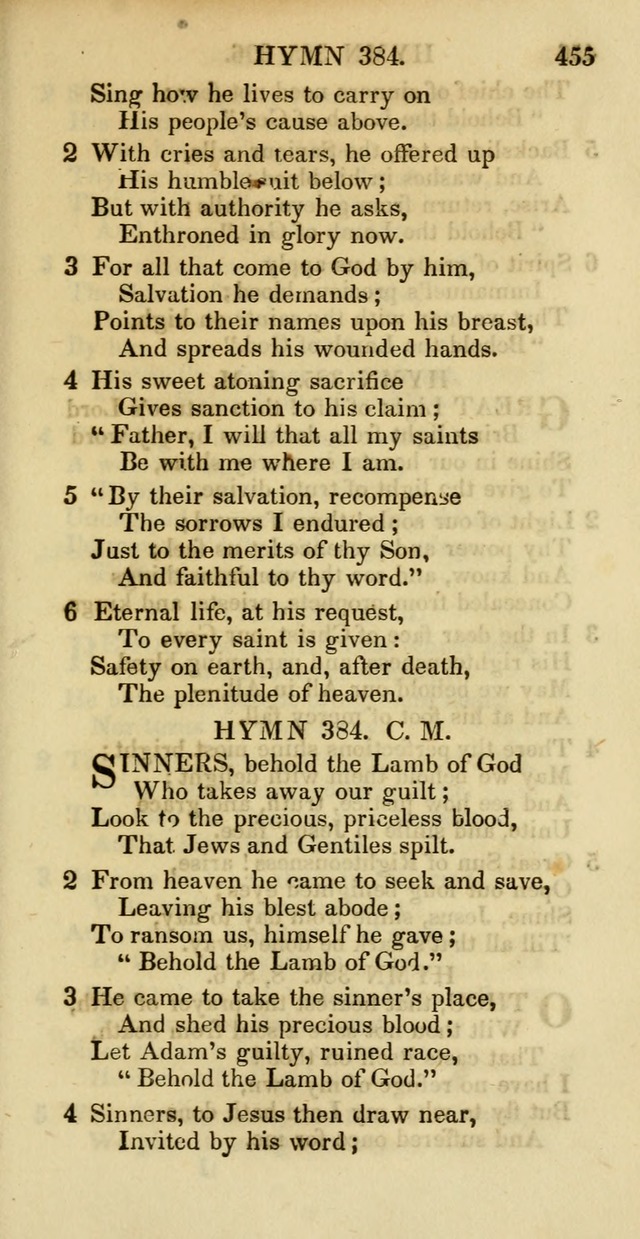 Psalms and Hymns Adapted to Public Worship, and Approved by the General Assembly of the Presbyterian Church in the United States of America page 457
