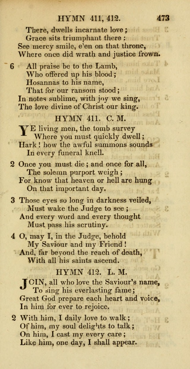 Psalms and Hymns Adapted to Public Worship, and Approved by the General Assembly of the Presbyterian Church in the United States of America page 475