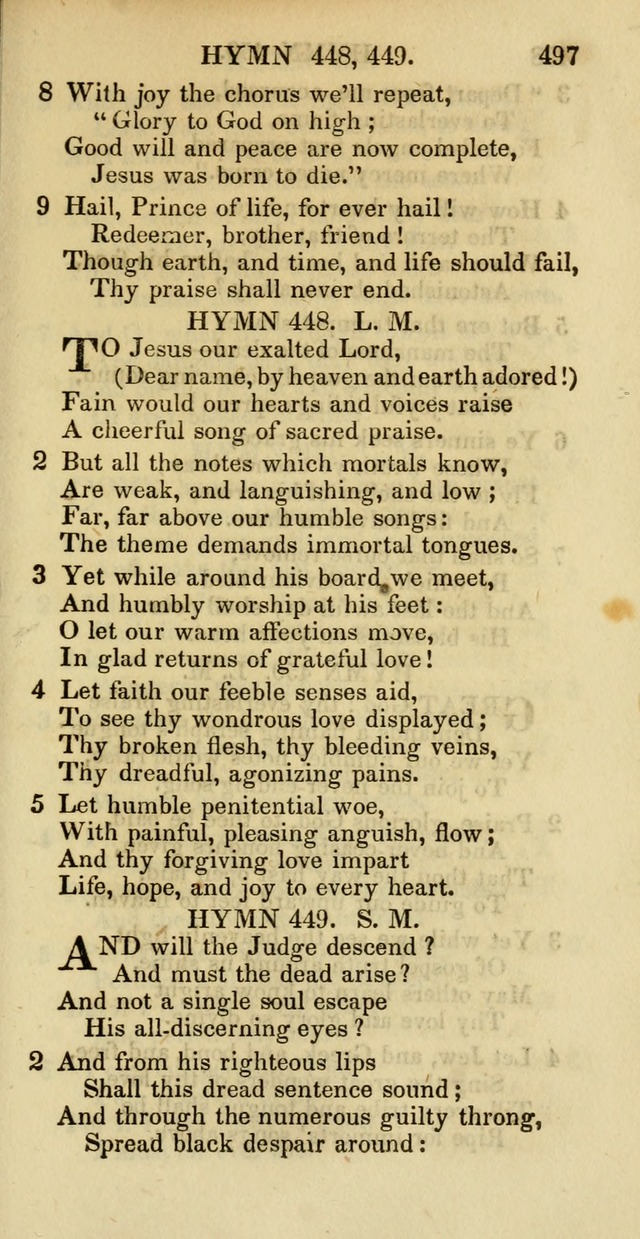 Psalms and Hymns Adapted to Public Worship, and Approved by the General Assembly of the Presbyterian Church in the United States of America page 499
