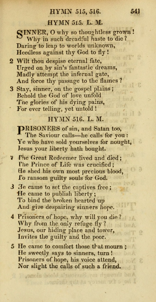 Psalms and Hymns Adapted to Public Worship, and Approved by the General Assembly of the Presbyterian Church in the United States of America page 543