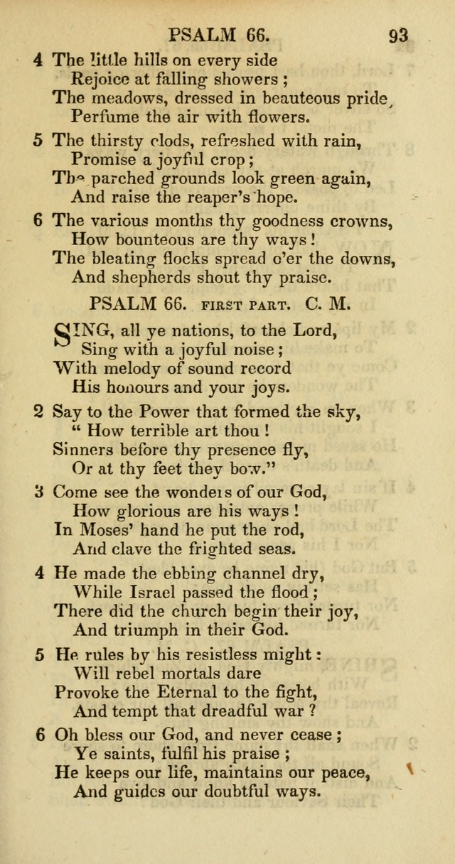 Psalms and Hymns Adapted to Public Worship, and Approved by the General Assembly of the Presbyterian Church in the United States of America page 95