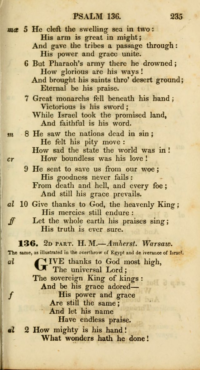 Psalms and Hymns, Adapted to Public Worship: and approved by the General Assembly of the Presbyterian Church in the United States of America: the latter being arranged according to subjects... page 235