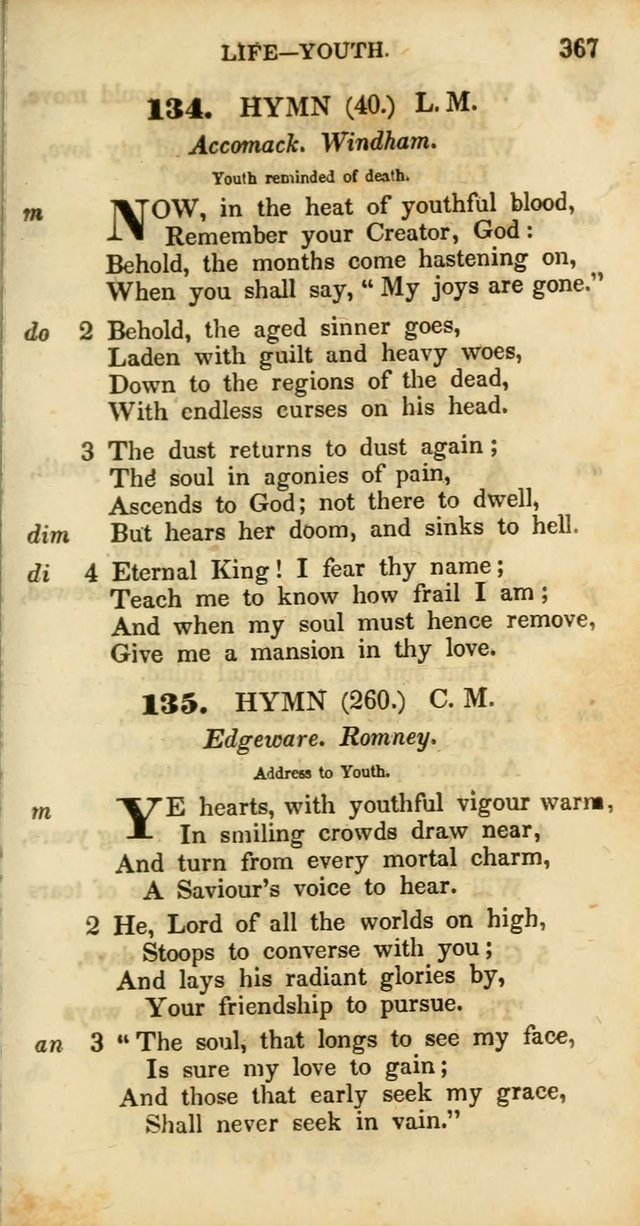 Psalms and Hymns, Adapted to Public Worship: and approved by the General Assembly of the Presbyterian Church in the United States of America: the latter being arranged according to subjects... page 367