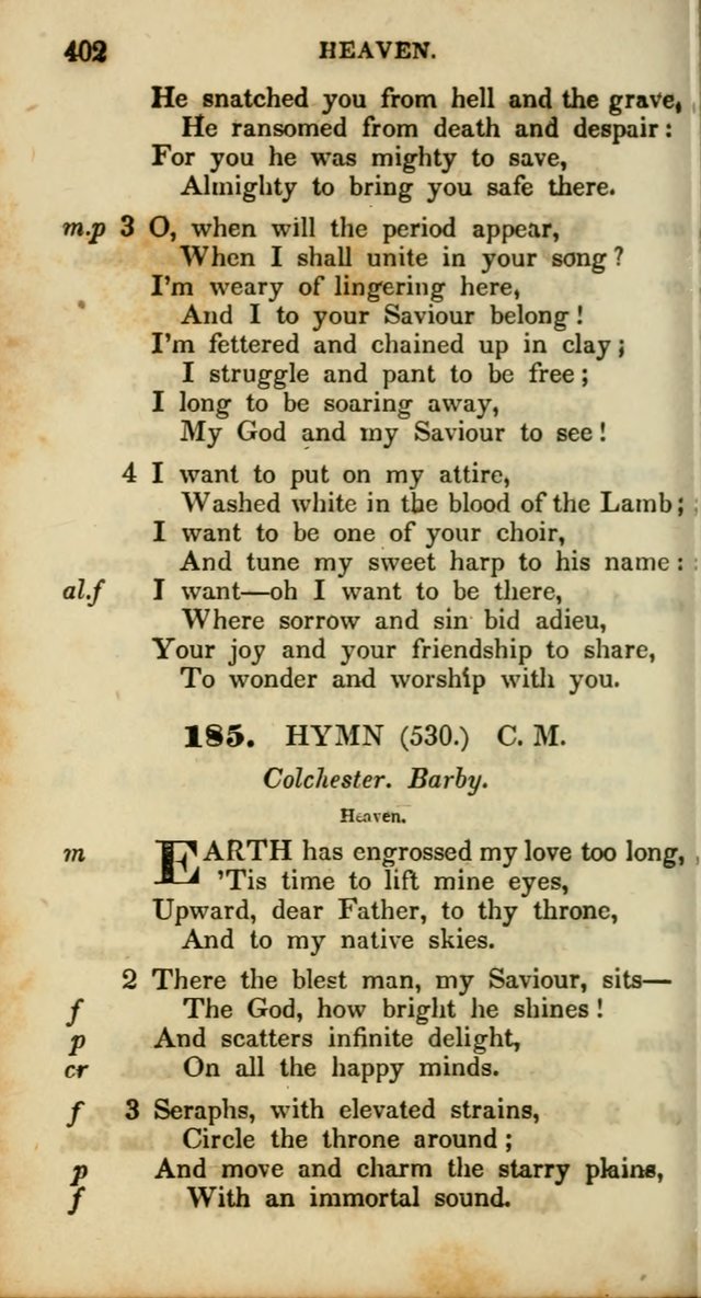 Psalms and Hymns, Adapted to Public Worship: and approved by the General Assembly of the Presbyterian Church in the United States of America: the latter being arranged according to subjects... page 402