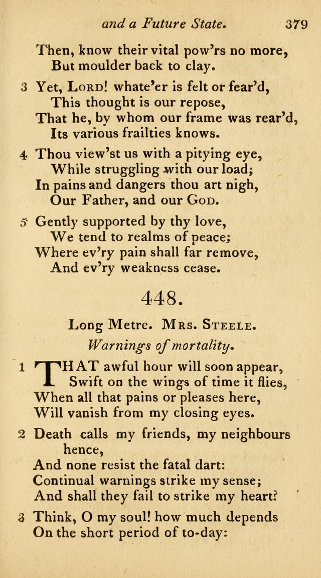 The Philadelphia Hymn Book; or, a selection of sacred poetry, consisting of psalms and hymns from Watts...and others, adapted to public and private devotion page 412