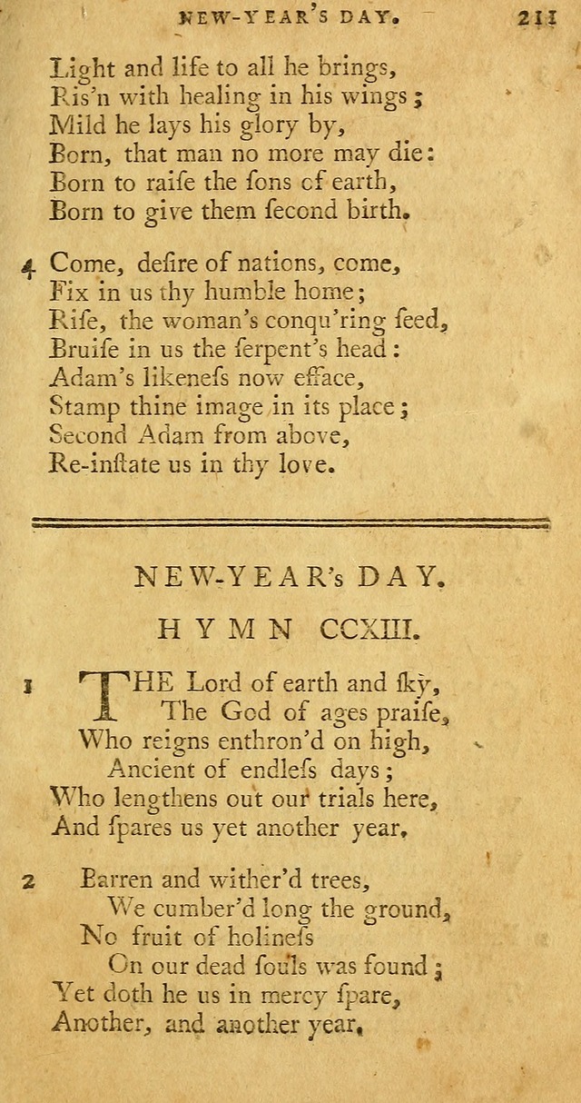 A Pocket hymn book, designed as a constant companion for the pious: collected from various authors page 218