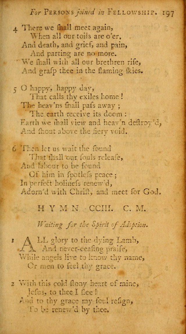 A Pocket Hymn-book: designed as a constant companion for the pious, collected from various authors (18th ed.) page 191