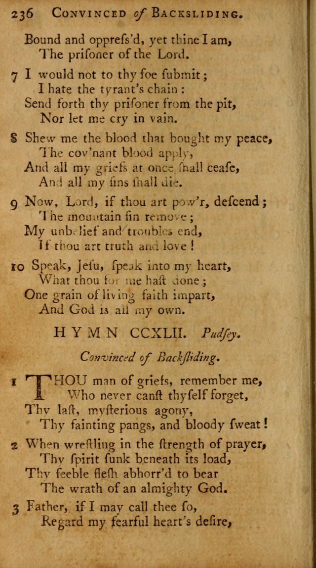 A Pocket Hymn-book: designed as a constant companion for the pious, collected from various authors (18th ed.) page 230