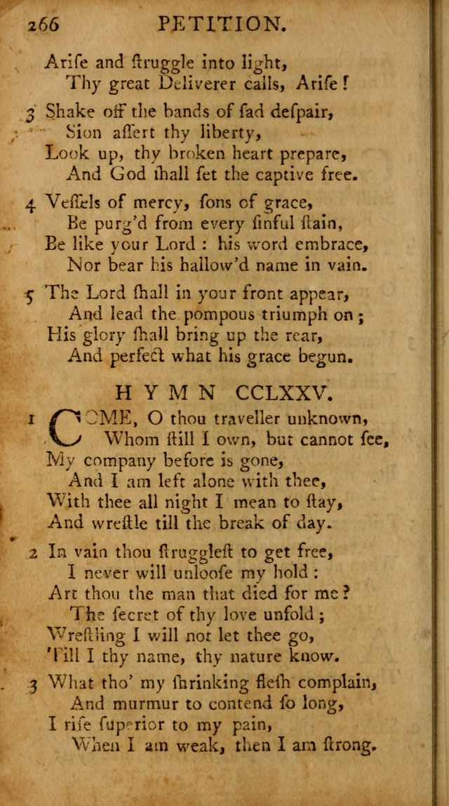 A Pocket Hymn-book: designed as a constant companion for the pious, collected from various authors (18th ed.) page 260