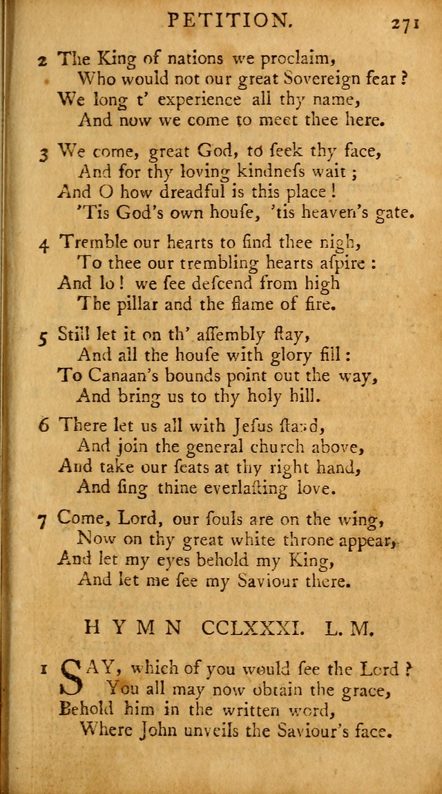 A Pocket Hymn-book: designed as a constant companion for the pious, collected from various authors (18th ed.) page 265