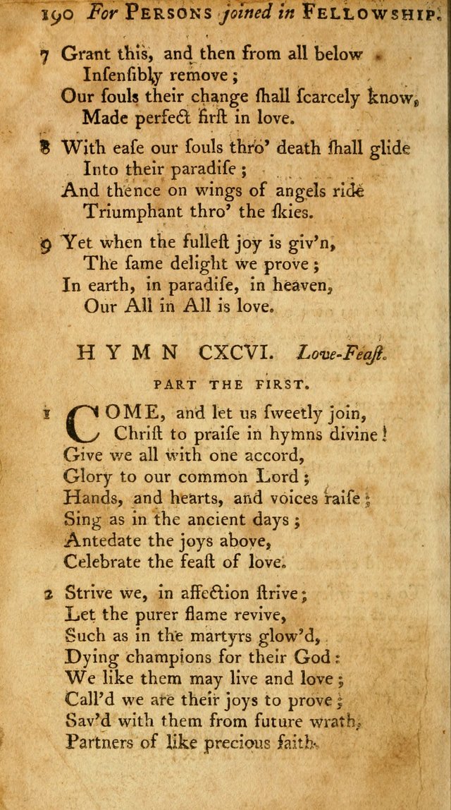 A Pocket Hymn-Book: designed as a constant companion for the pious: collected from various authors. (21st ed.) page 190
